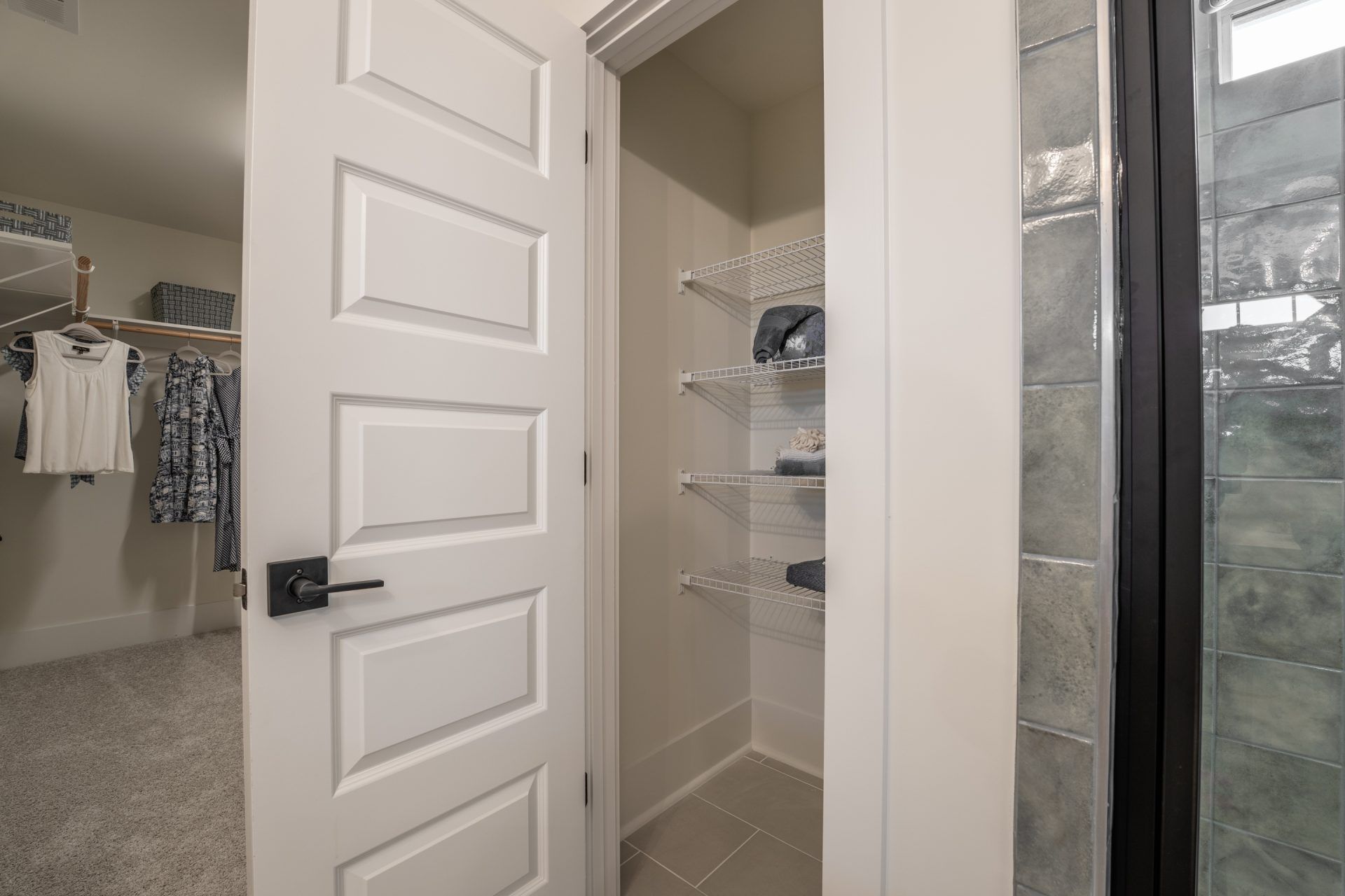 34 HHHunt Homes - Chatham- Primary Bathroom Linen Closet
