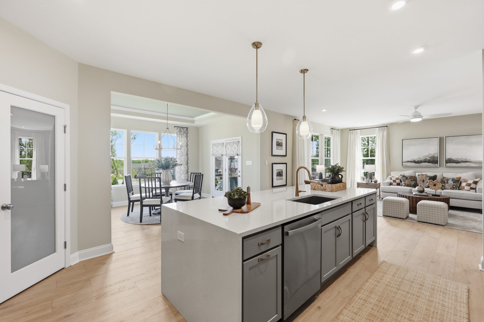 007 HHHunt Homes Morgan Kitchen Island