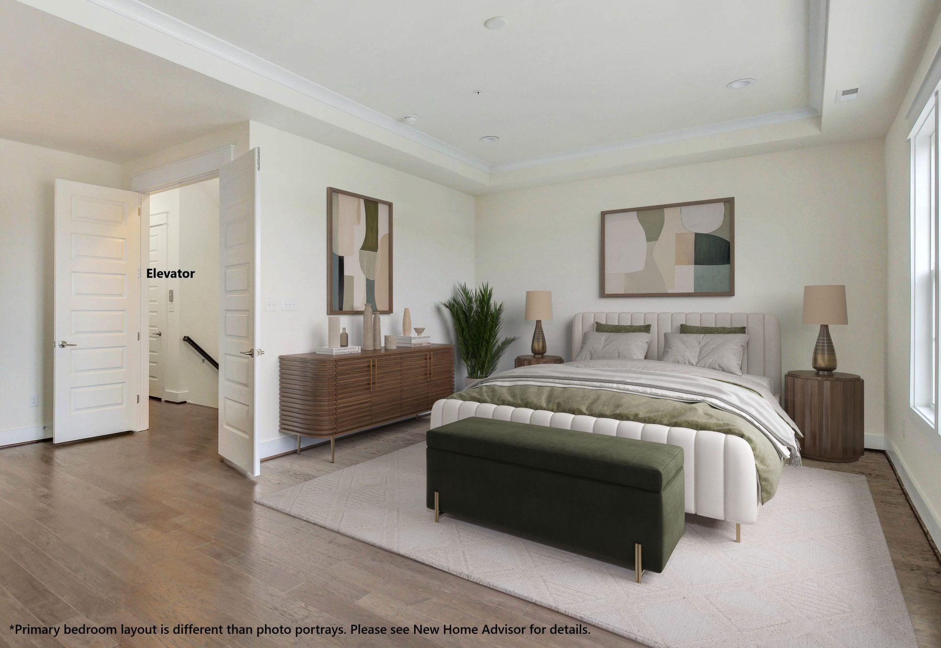 4th Floor_elevator labeled_Newport 2 Decorated with disclaimer