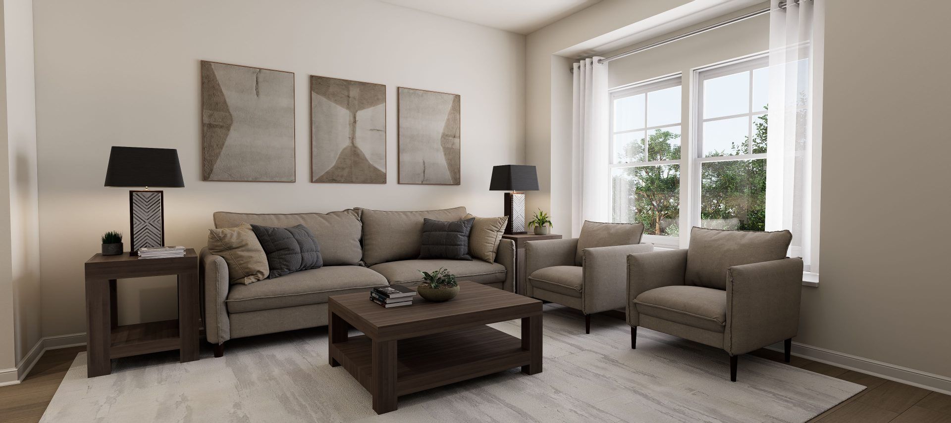 Harper - Edgebrook Townhomes: Glen Allen, Virginia - HHHunt Homes