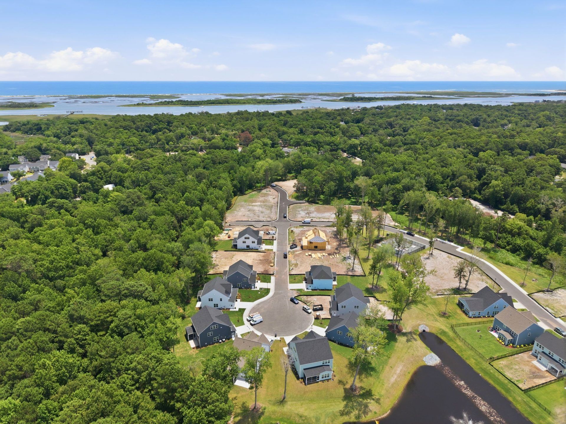 Drone Cul-de-sac view