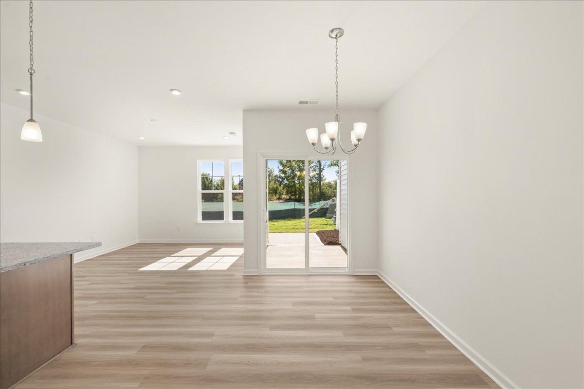 27-HHHunt Homes- Interior Layout-Lot 22-Whitfield-Dining and Living Area