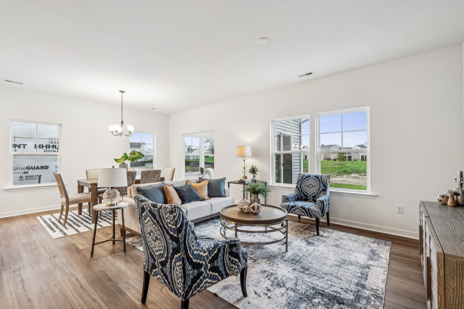 8- Maxwell HHHunt Homes Family Room and Dining Room