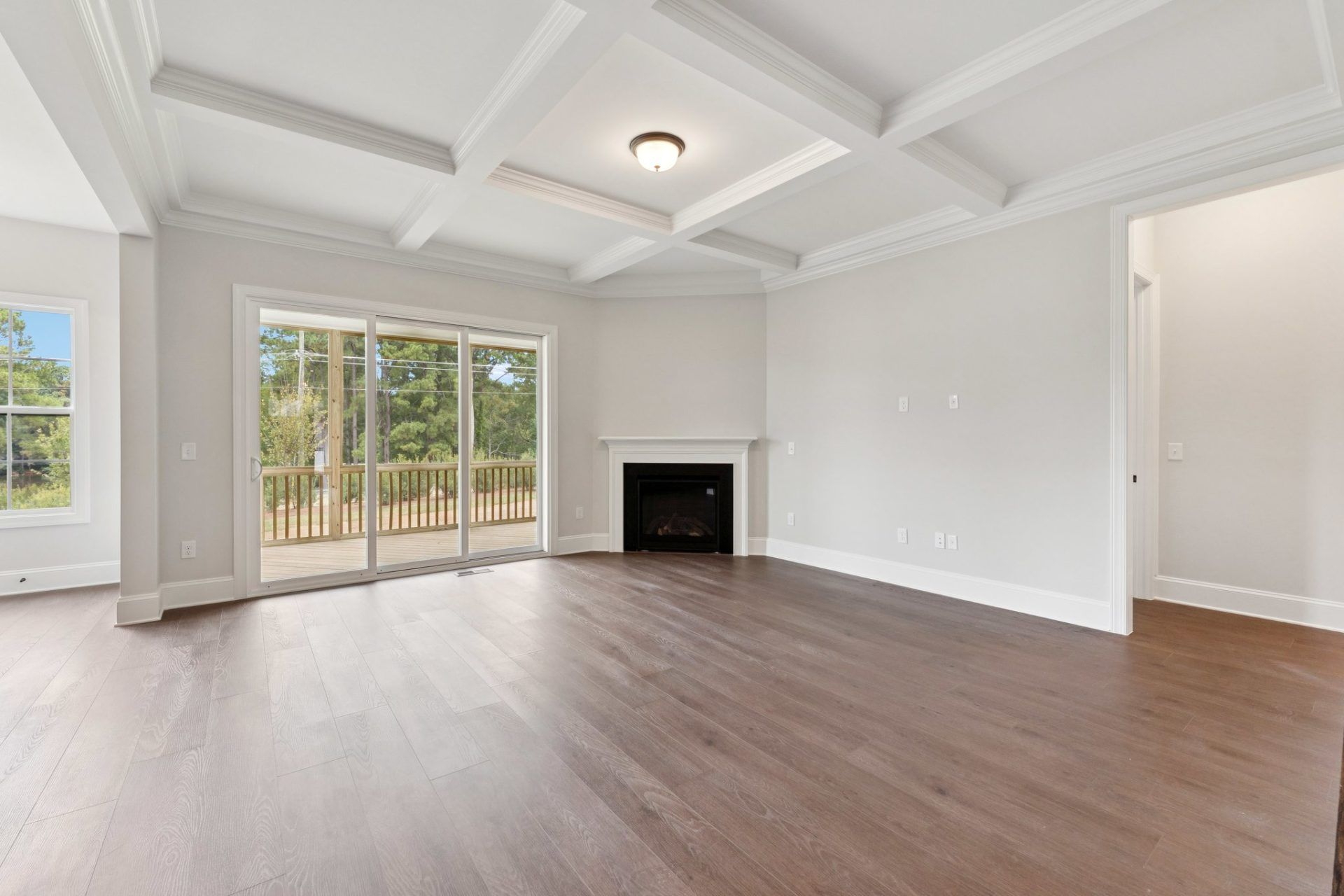 5- HHHunt Homes Galloway Family Room Fireplace