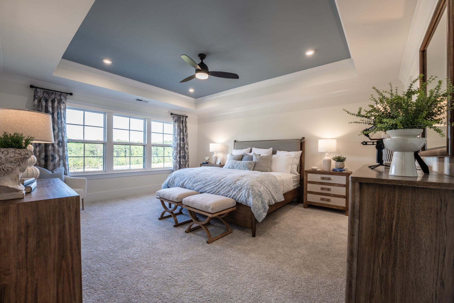 30 HHHunt Homes - Chatham- Primary Suite with Tray Ceiling