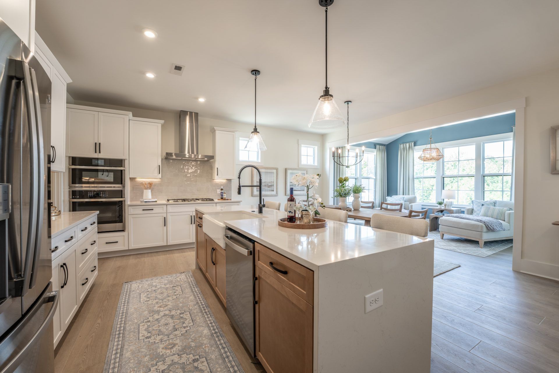 8 HHHunt Homes - Chatham- Kitchen, Dining and Morning Room