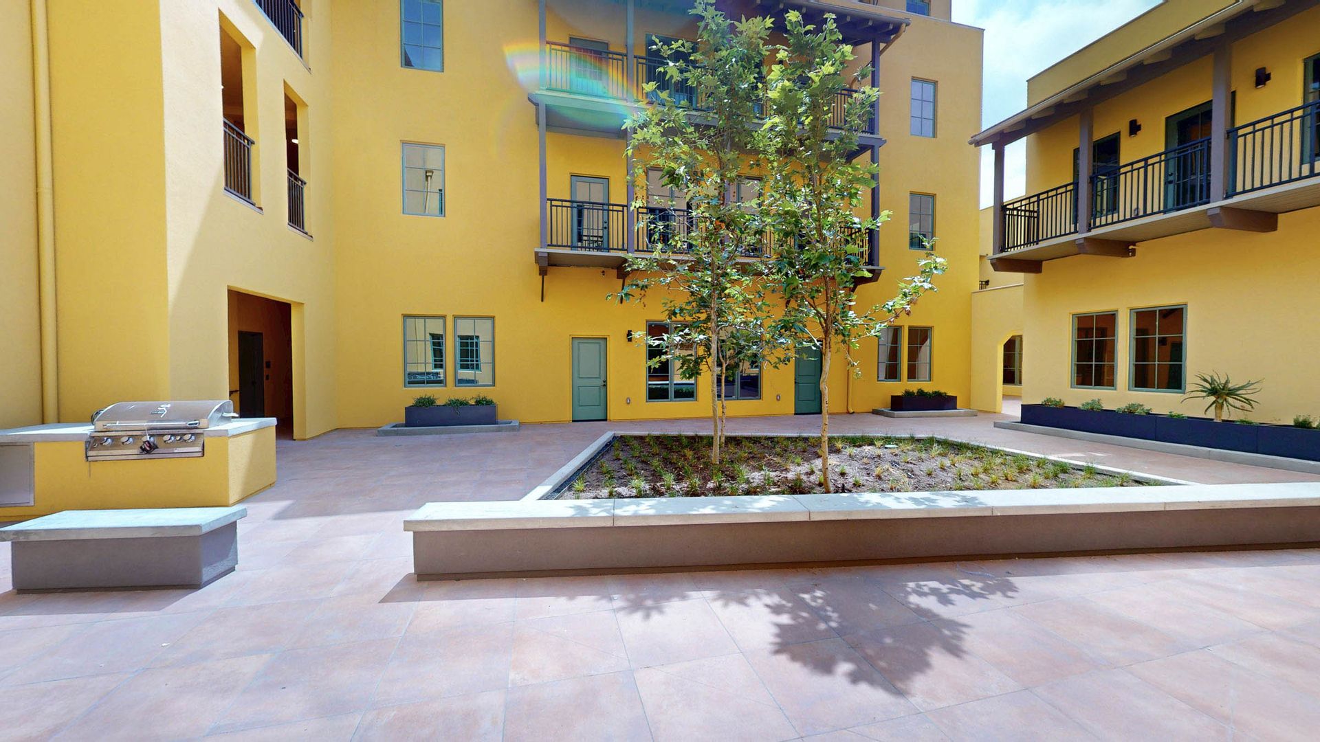 Spacious Courtyards