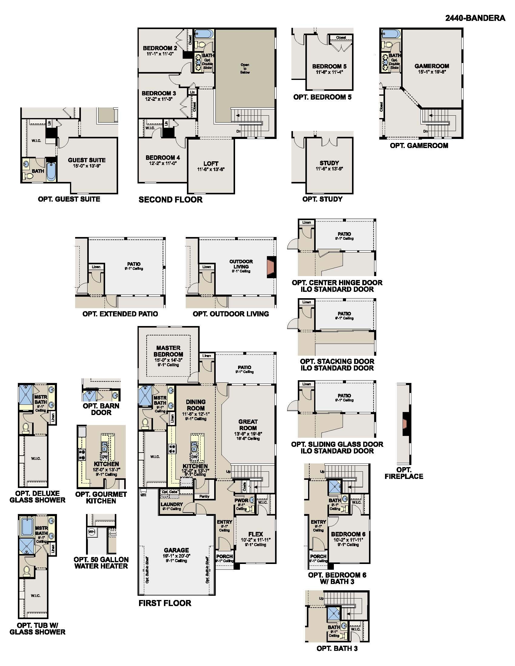 Bandera 2440 Home Design Layout
