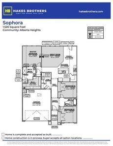SOPHORA Floor Plan - Hakes Brothers