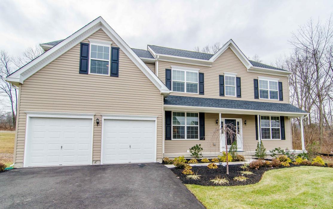 New Home Exterior Of The Madison From Hallmark Homes