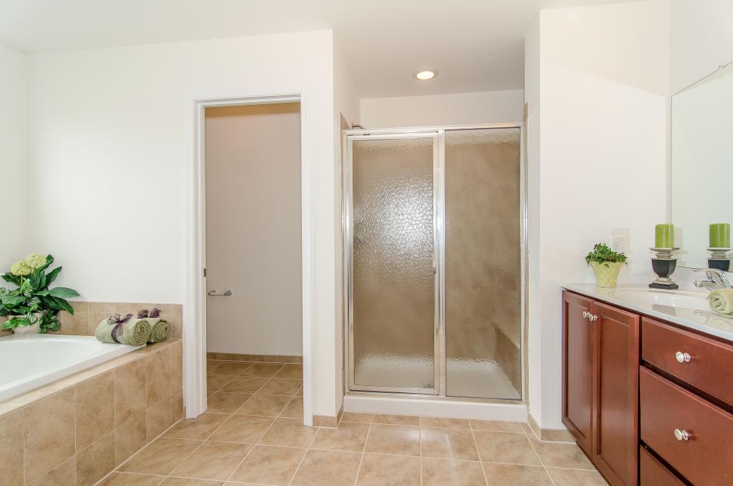 Master Bath Interior In A New Home From Hallmark Homes