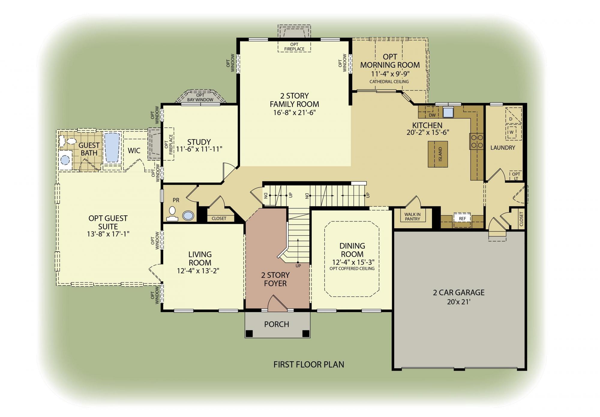 3391-Roosevelt - 1st Floor Front Entry - Floorplan