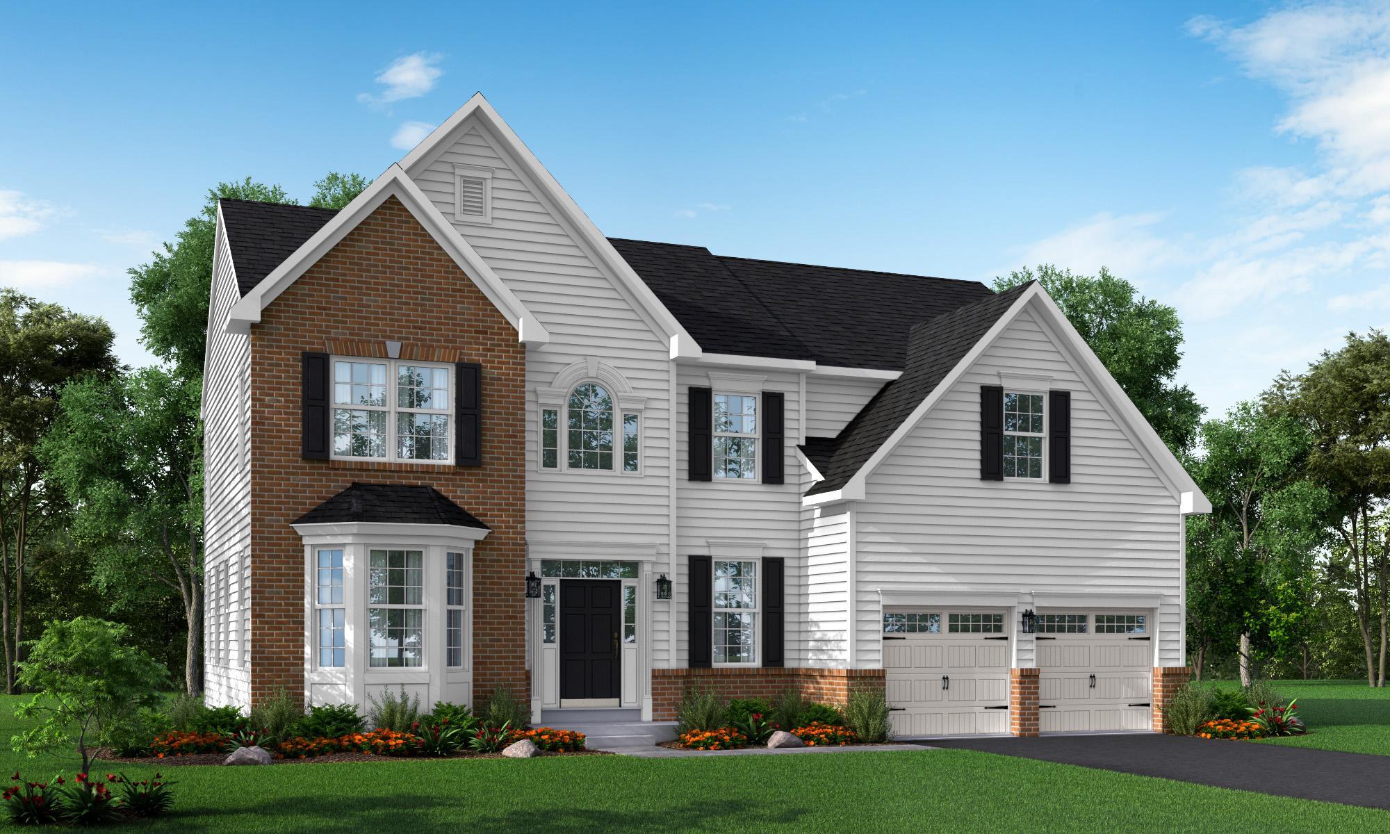 2603 Kennedy Manor-Monarch New Home Exterior From Hallmark Homes