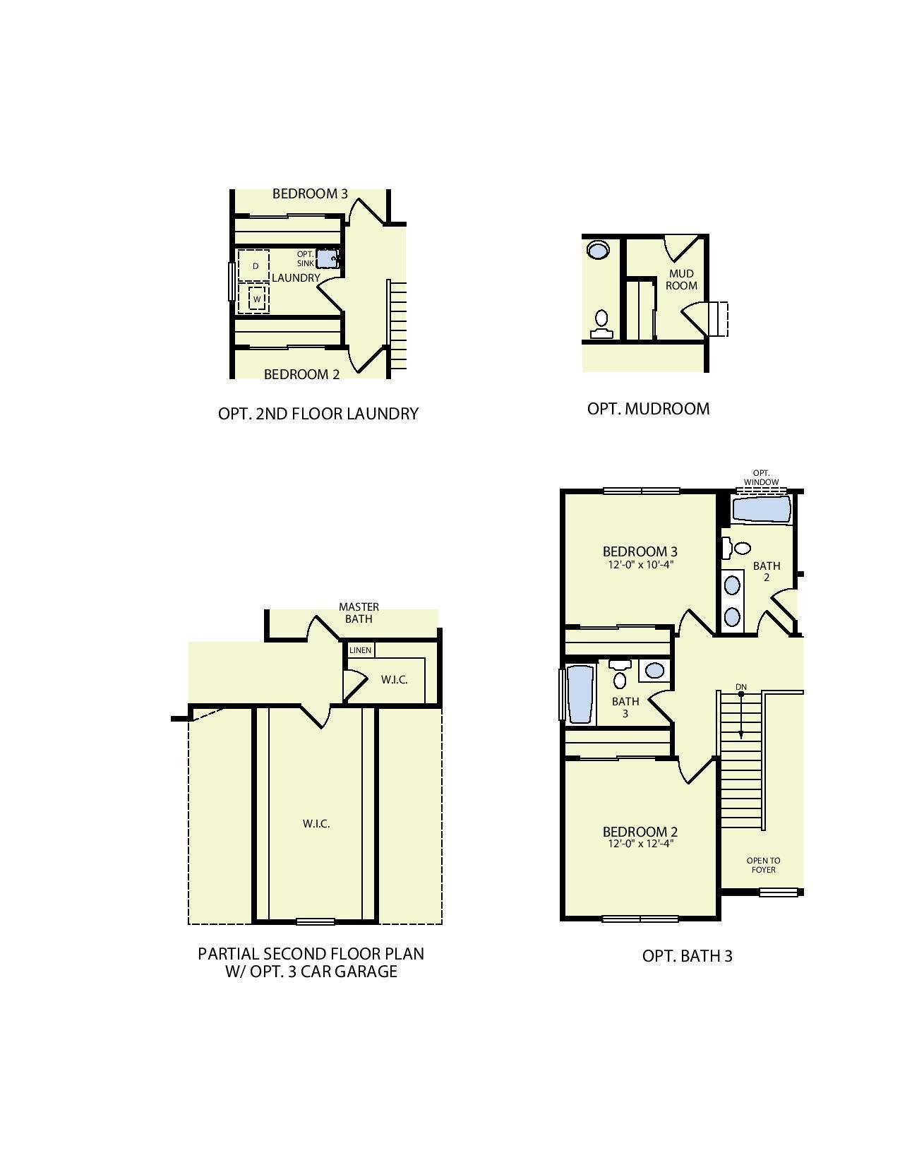 2793 The Madison Options Floor Plans From Hallmark Homes