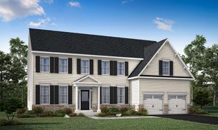 The Jefferson-Front Entry - The Reserve at Surrey Court: Allentown, Pennsylvania - Hallmark Homes Group