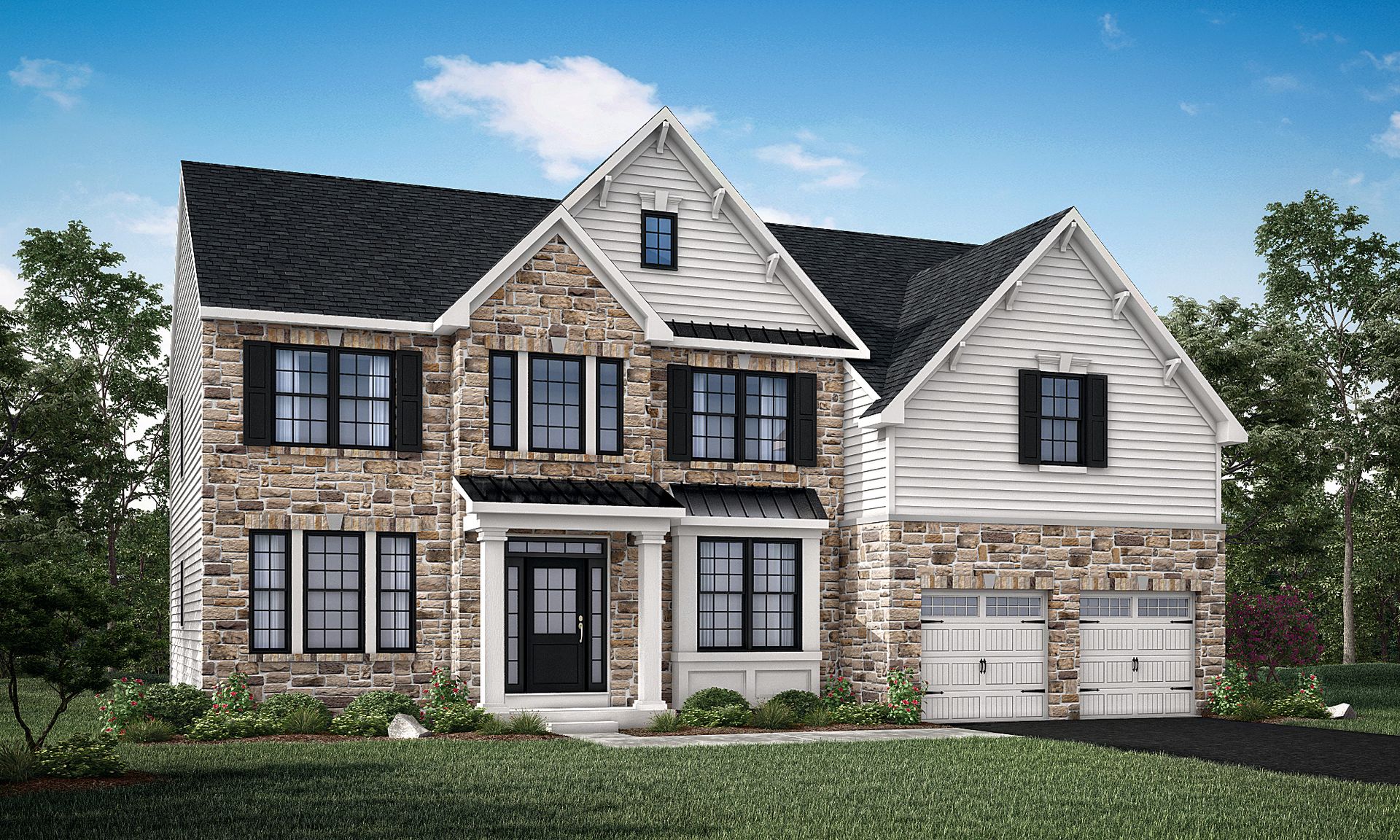 The Jefferson Grand Manor with Stone