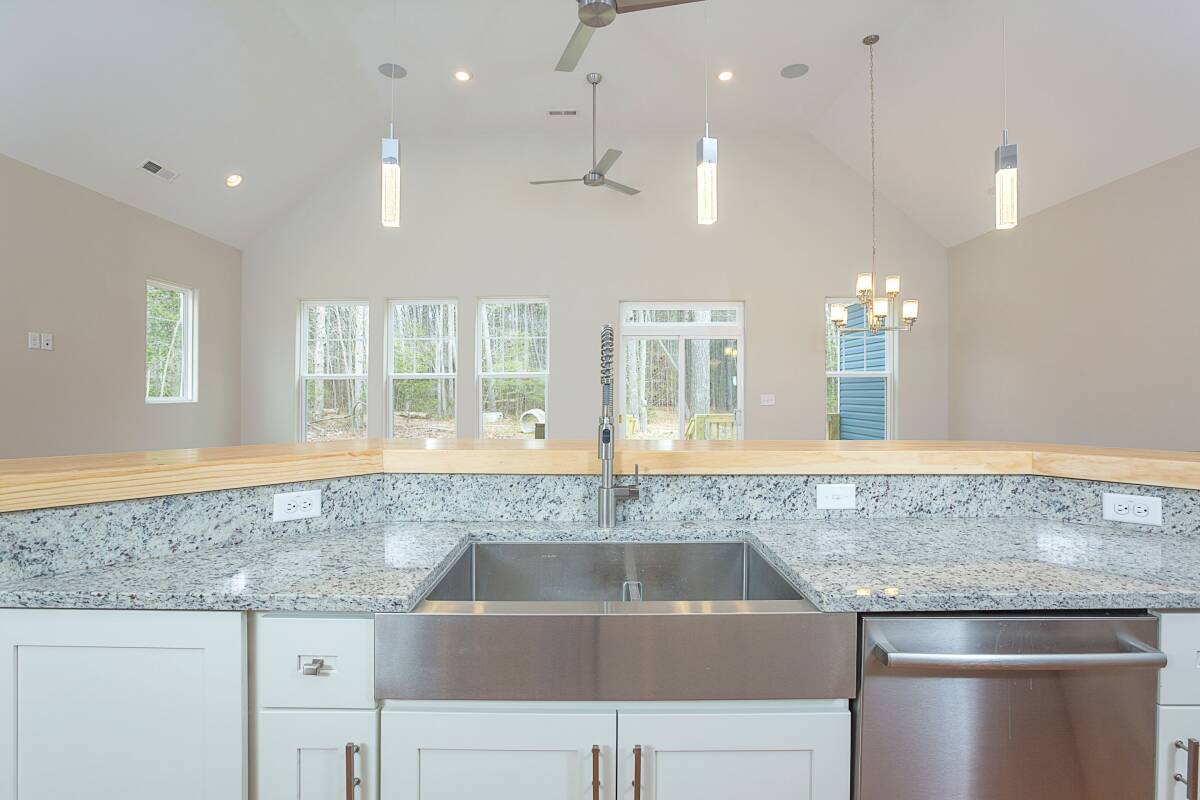 view from kitchen