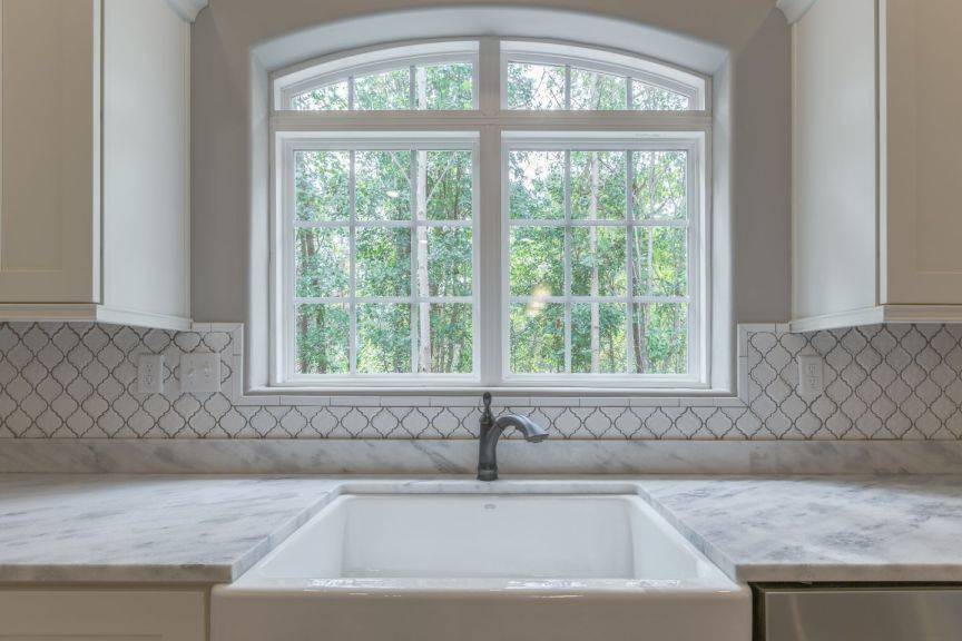 kitchen sink view