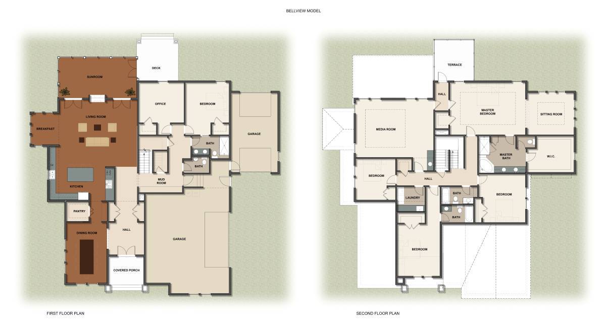 Bellview 1 floor plan