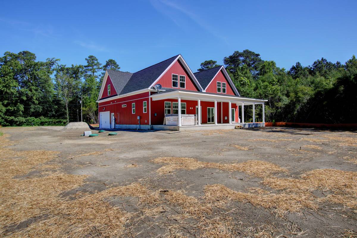 rear and side elevation