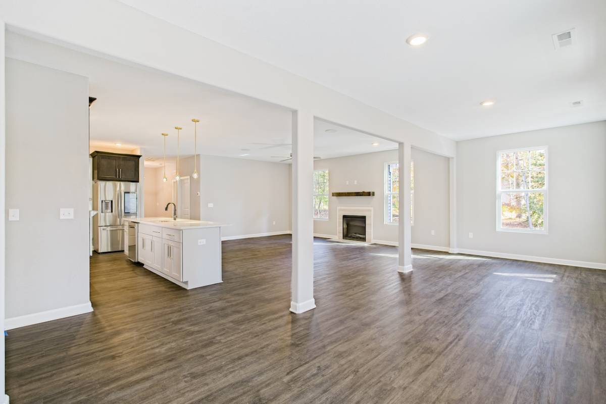 open floor space