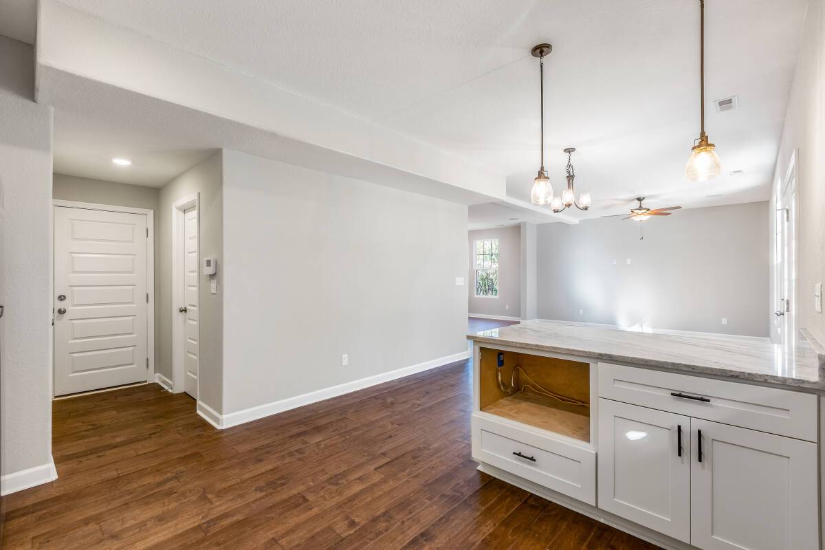 inside kitchen