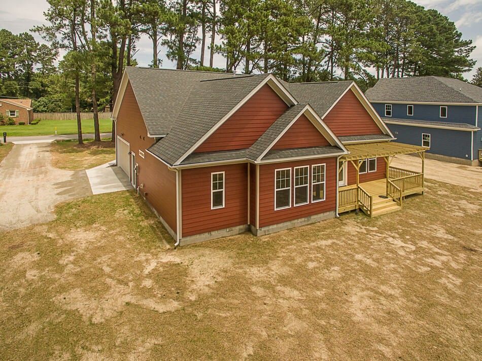 Rearview porch