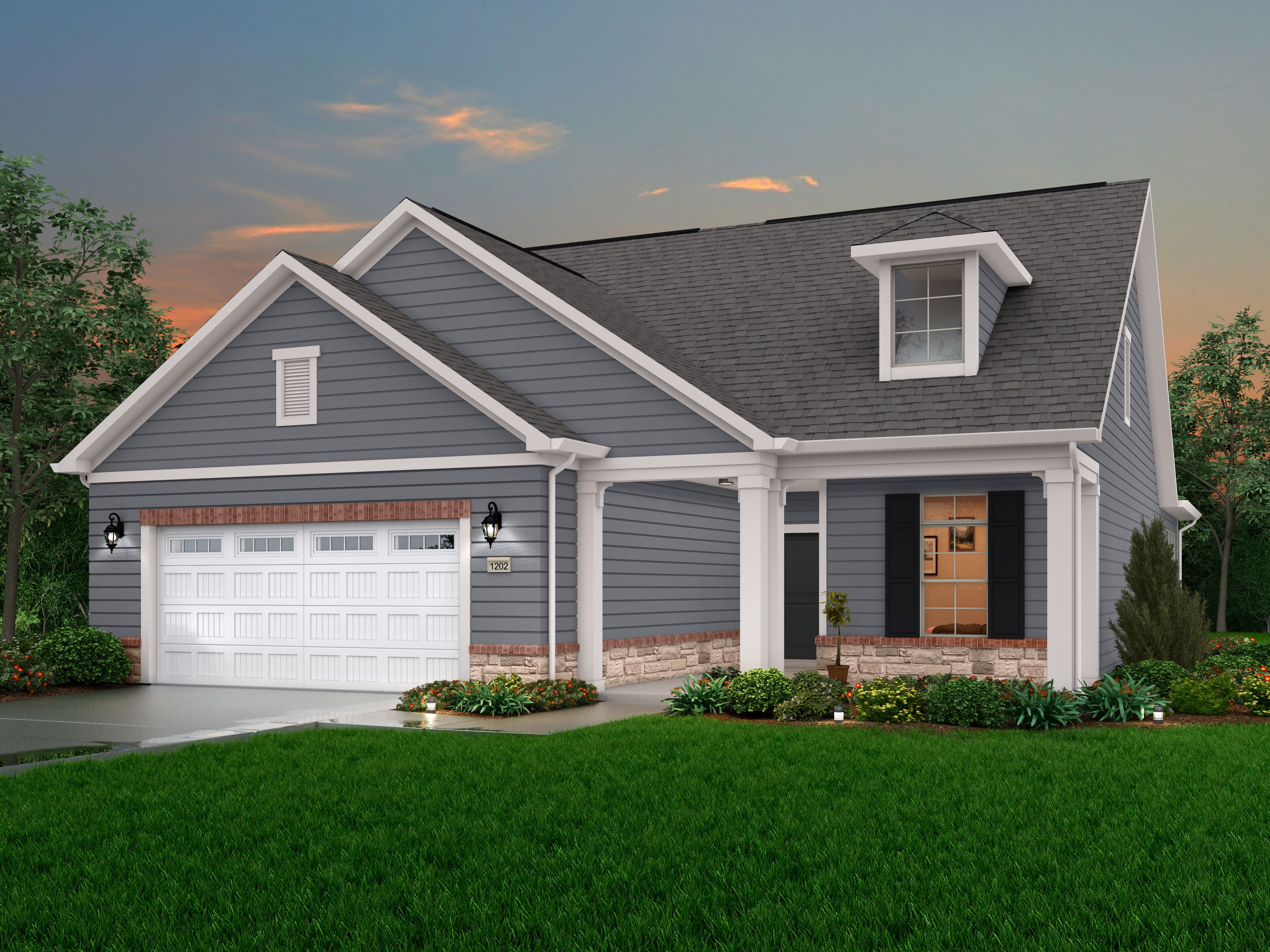 Torino Plan at Villas of South Park in South Park, PA by Scarmazzi Homes