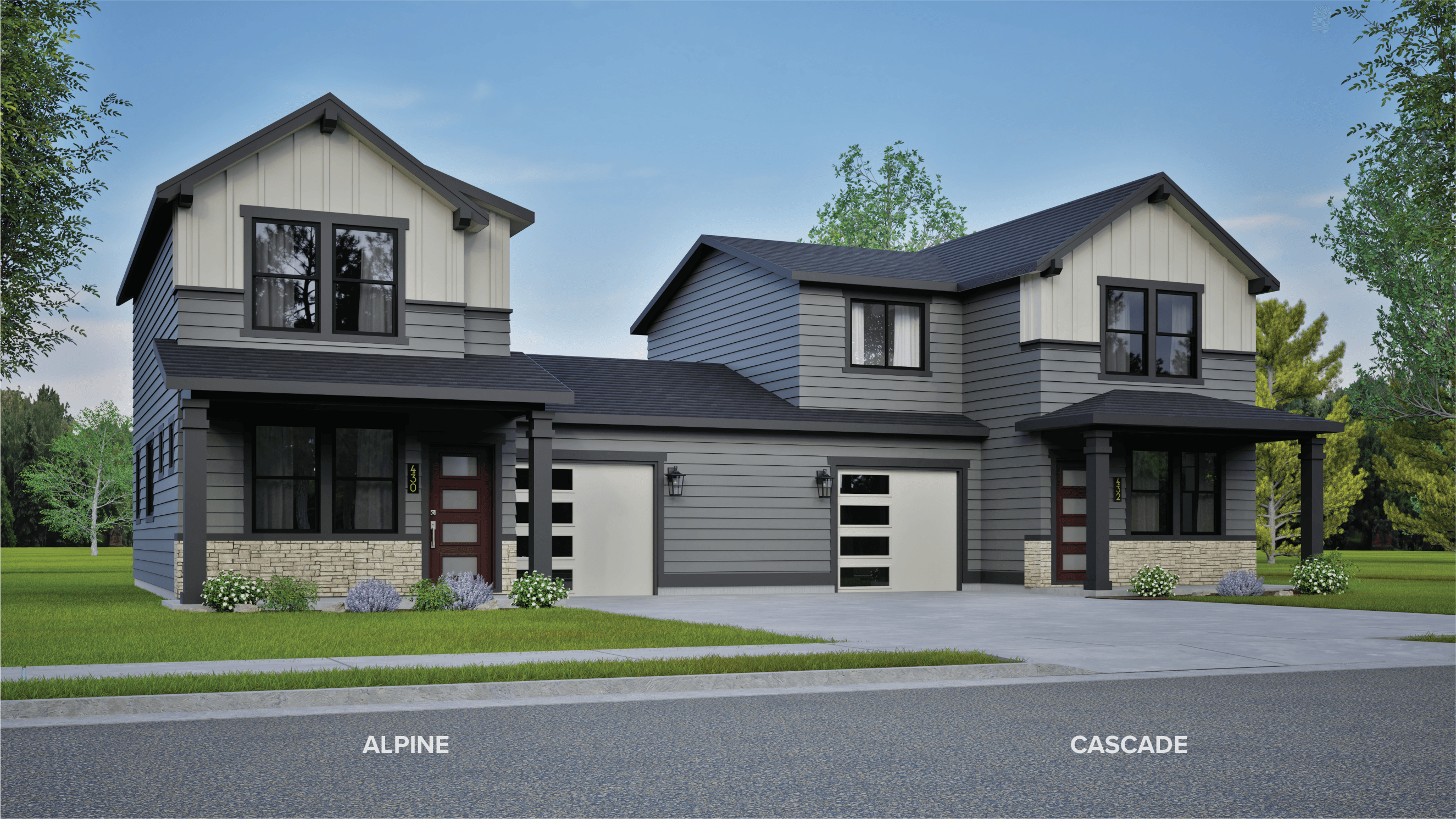 The Alpine Townhome floor plan
