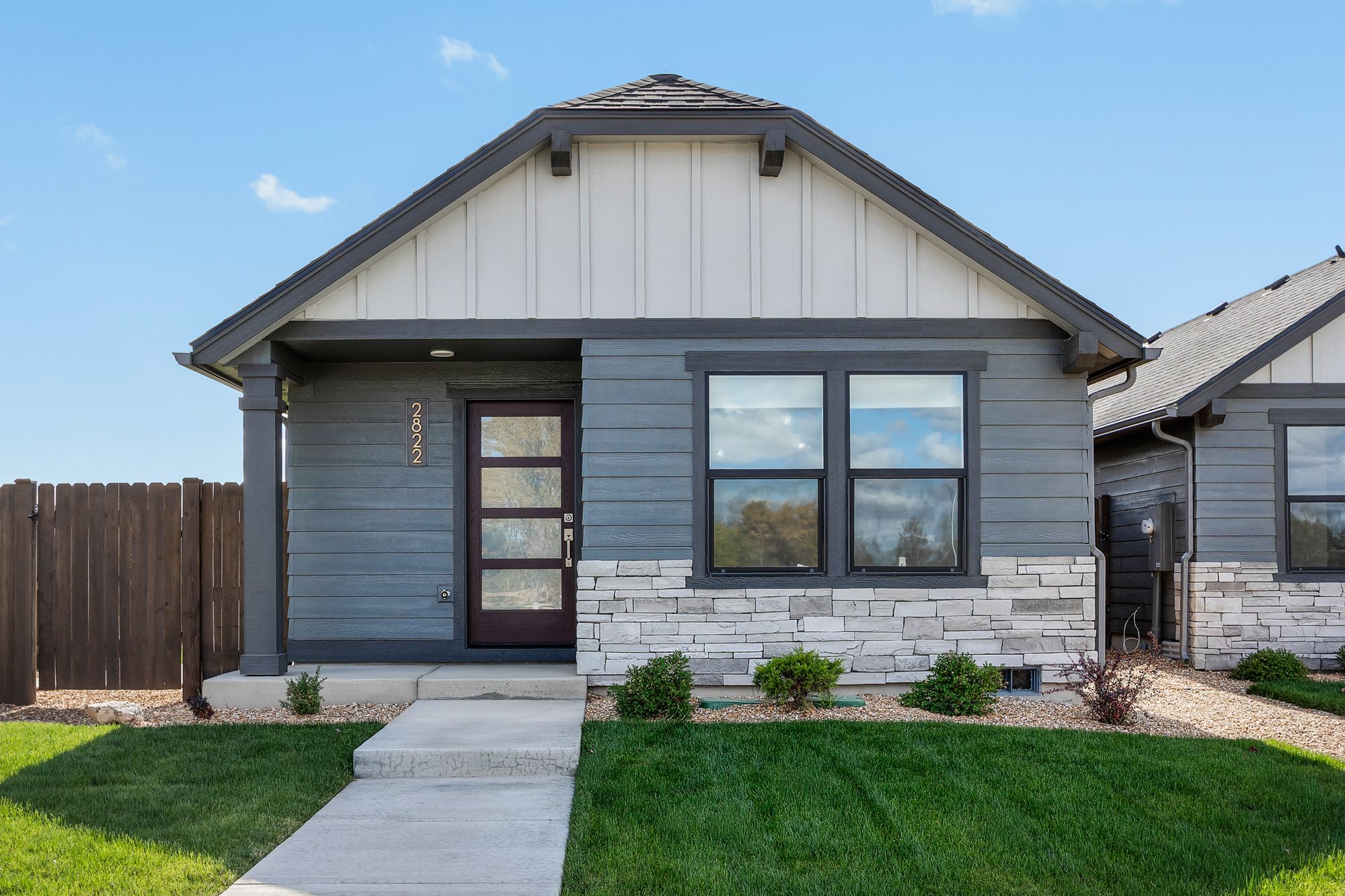 The Benton Townhome - Hearthstone at Redmond Ranch: Redmond, Oregon - Hayden Homes, Inc.