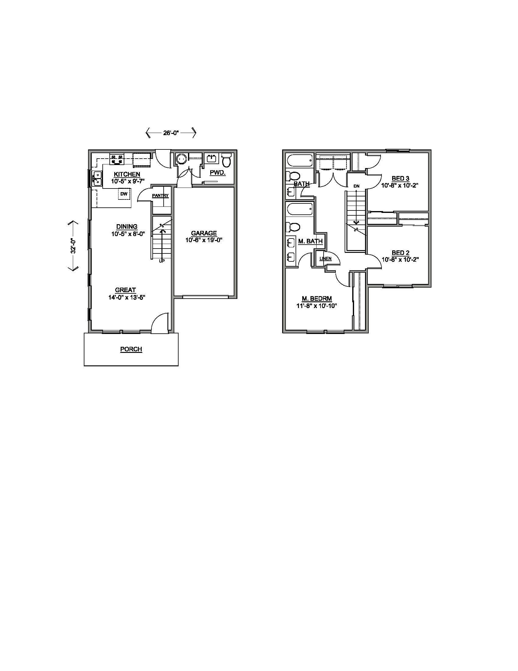 Cascade Black and White