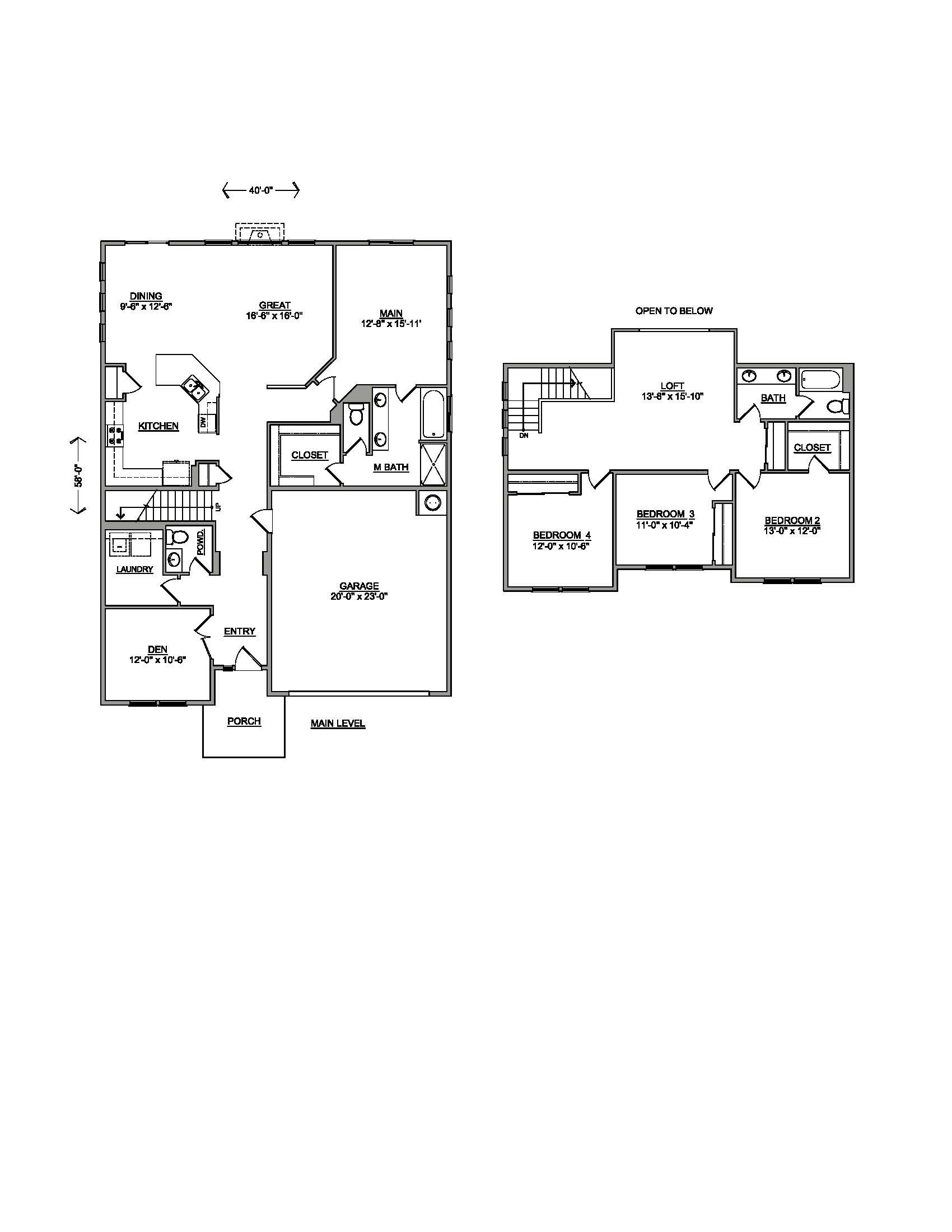Umpqua Floor Plan FC
