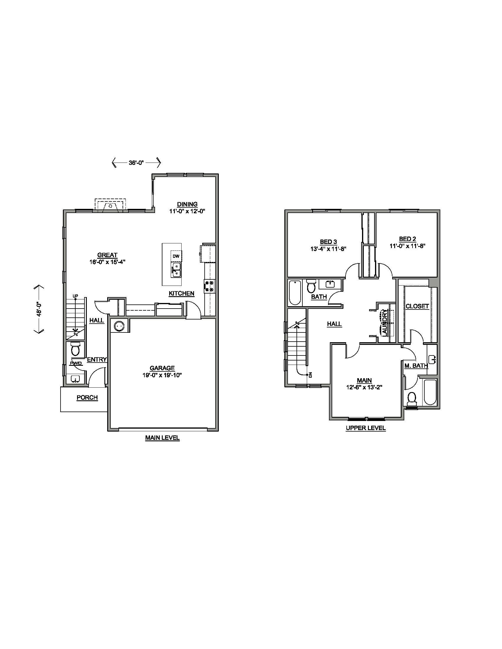 McKenzie Townhome - Black and White