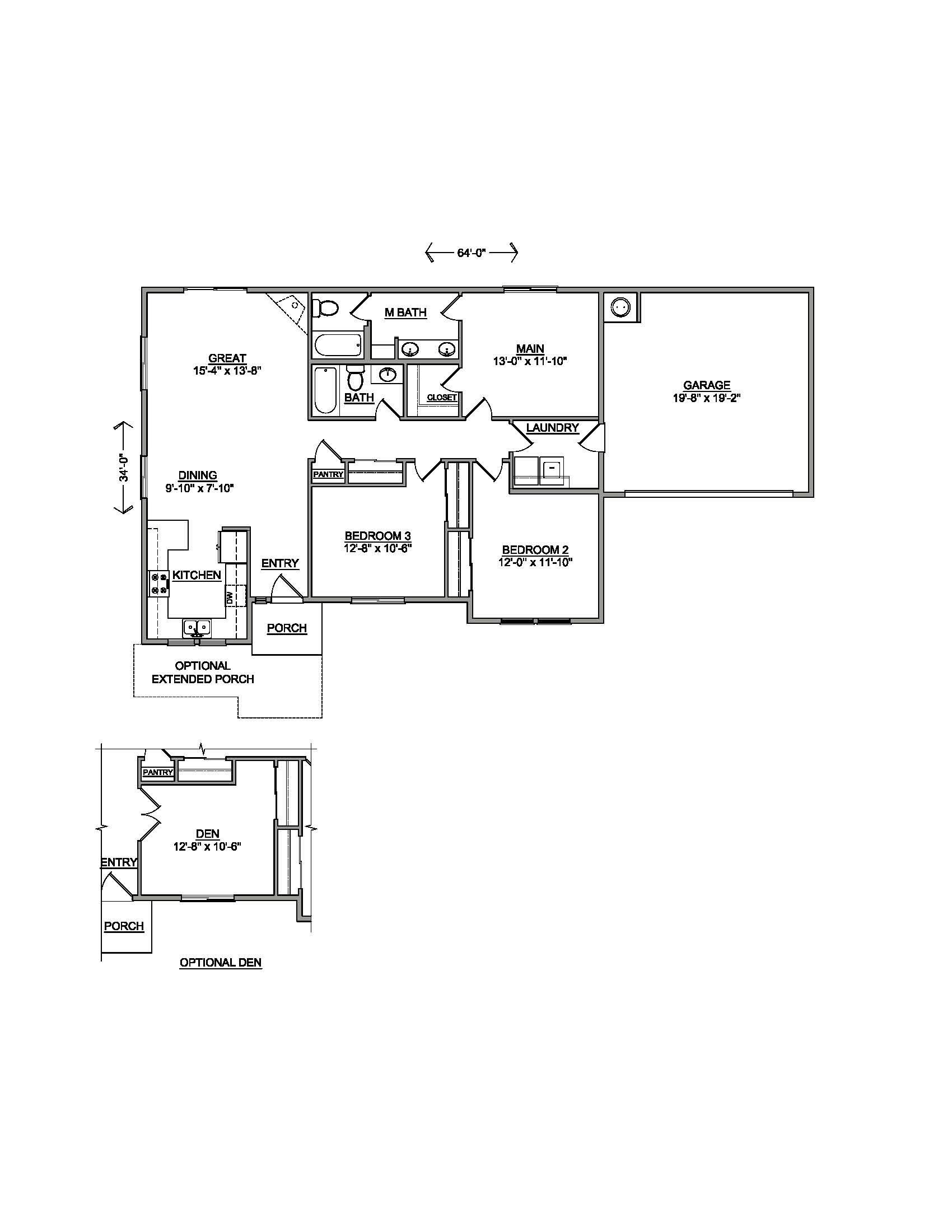 Dover Floor Plan FC