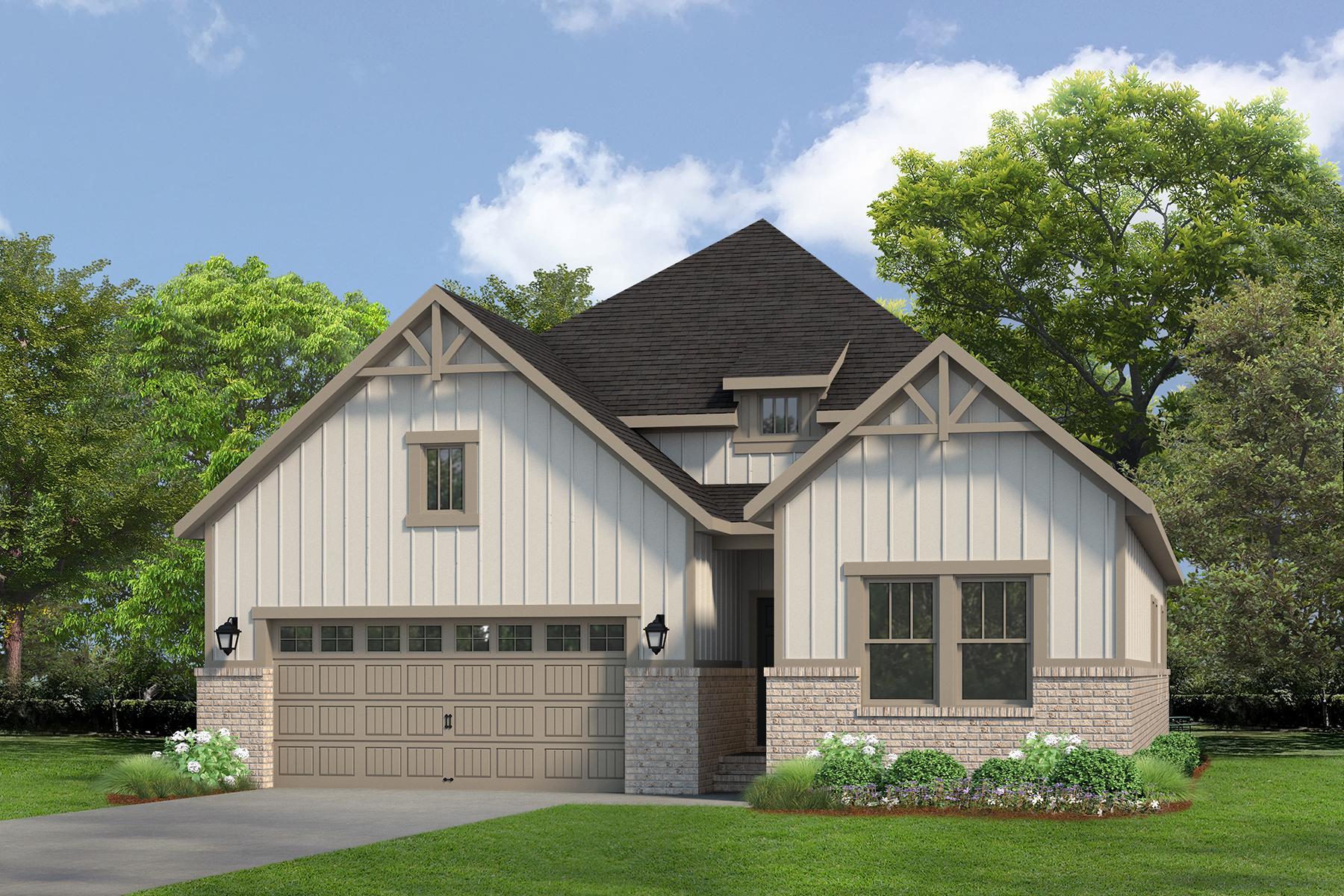 The Dunbar - Craftsman 1 Elevation