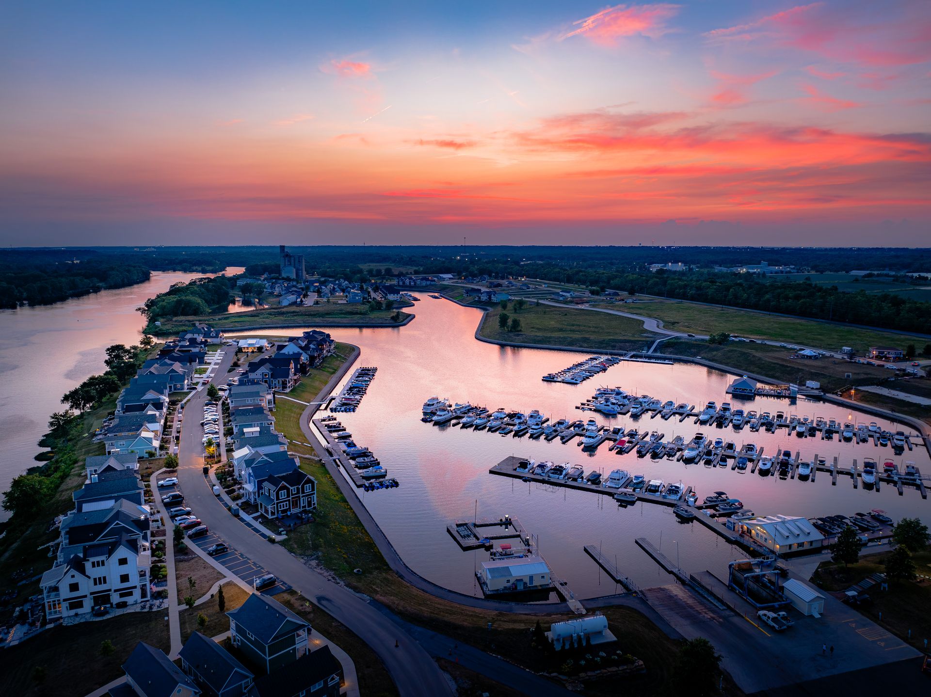 Sunsets at the Harbor are incredible.