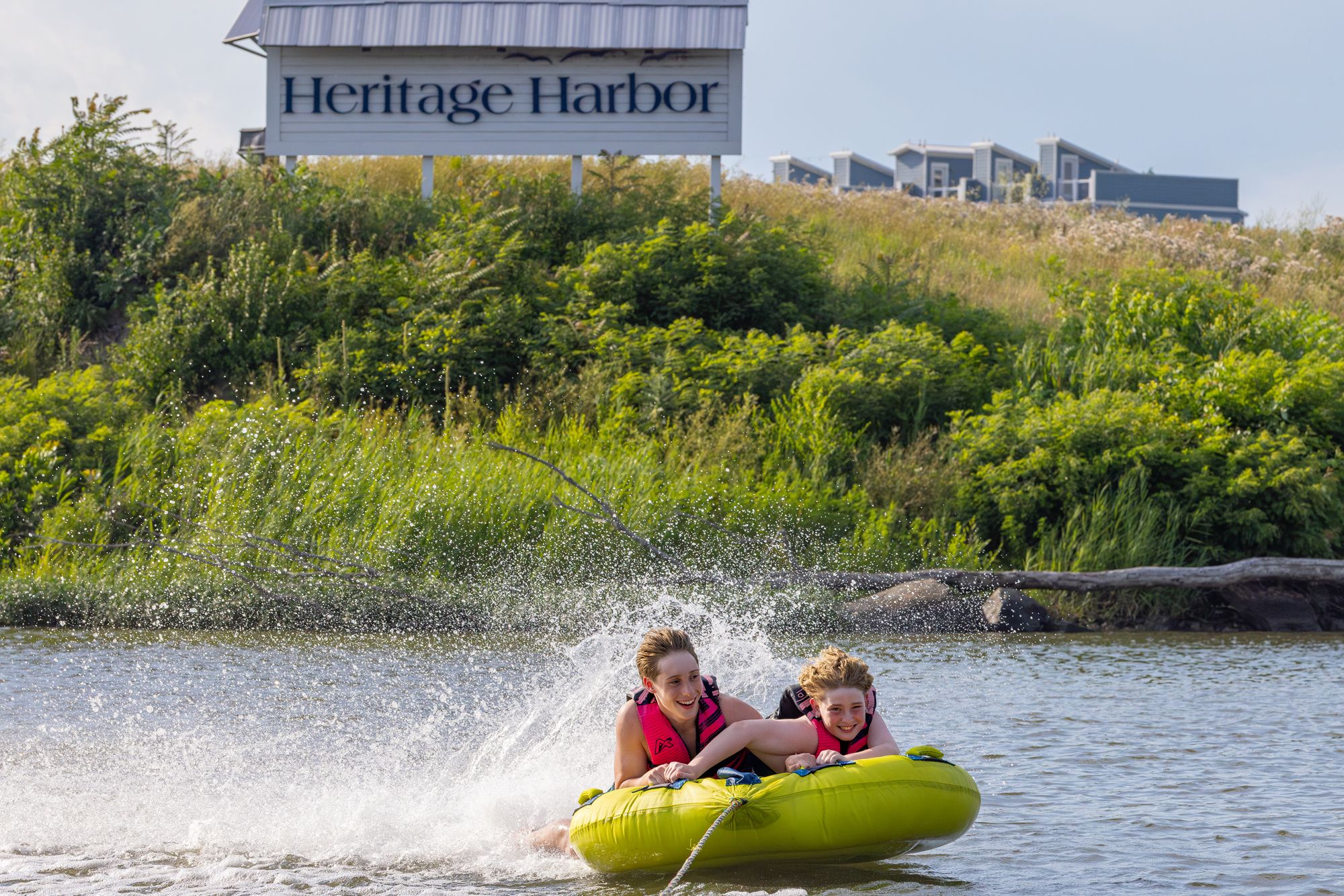 As a marina resort community, it is easy to get on the water as a family.