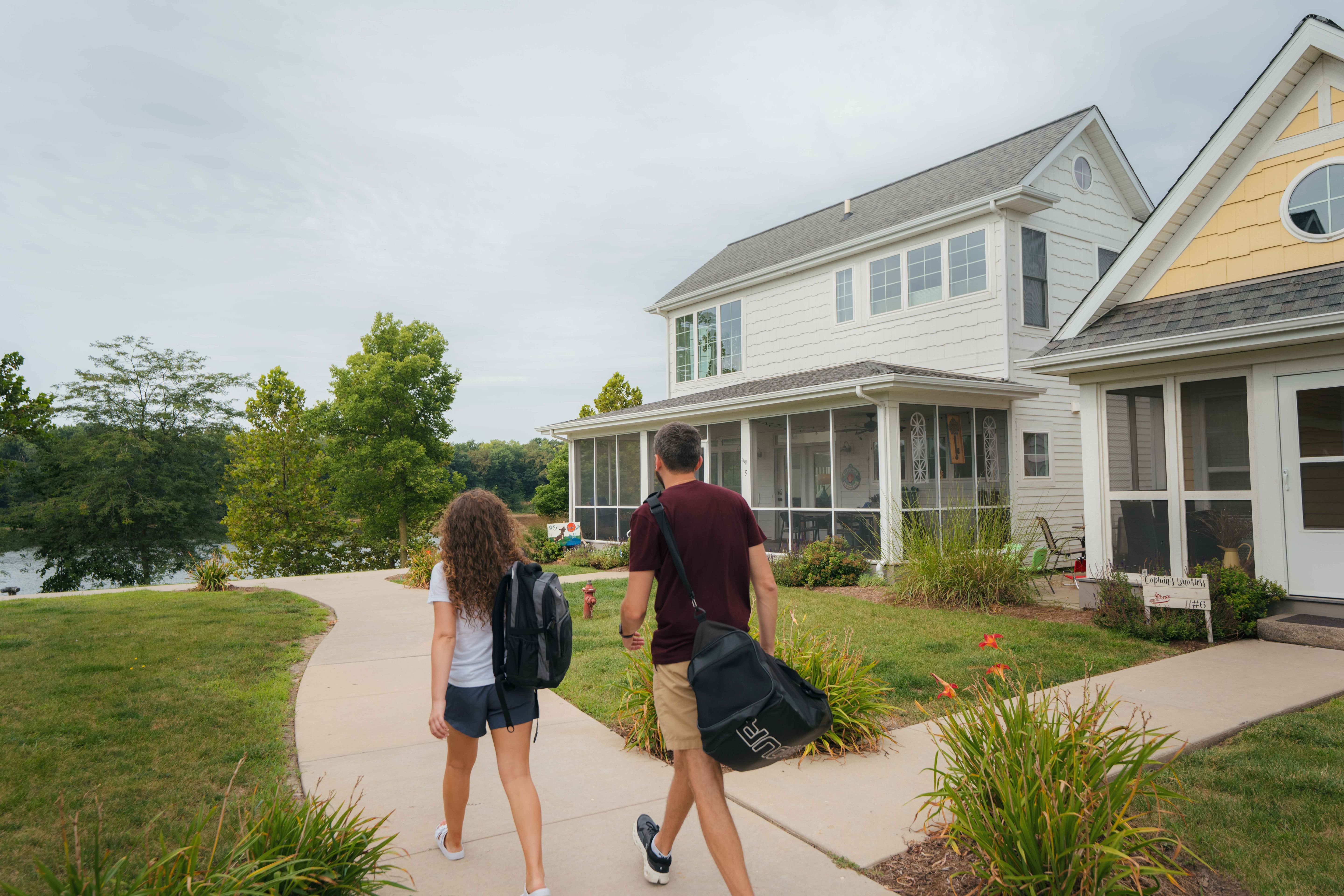 In additional to full-time homes, Heritage Harbor welcomes guests for a weekend or longer through its onsite Harbor Inn Vacation Rentals.