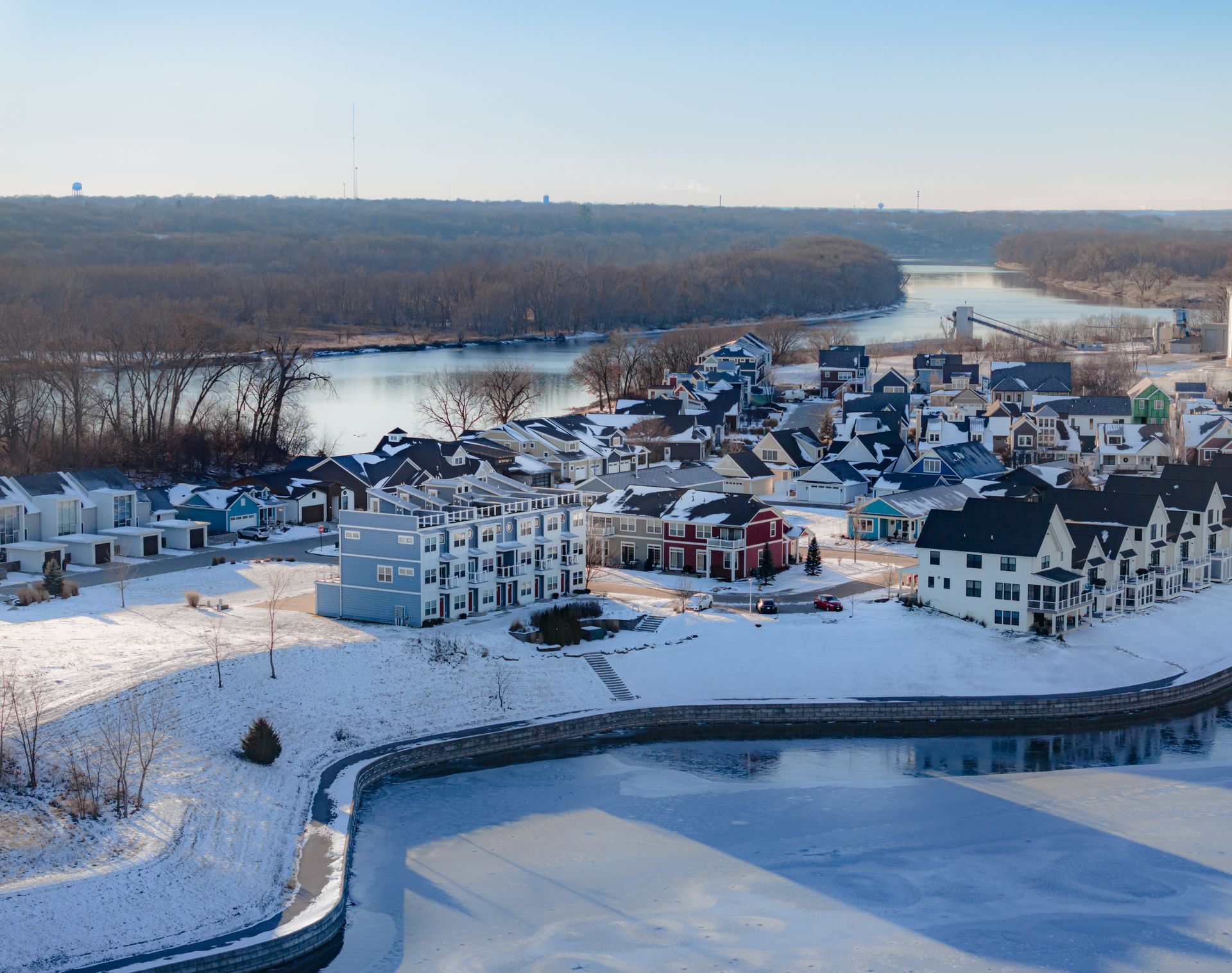Heritage Harbor is beautiful in all season.