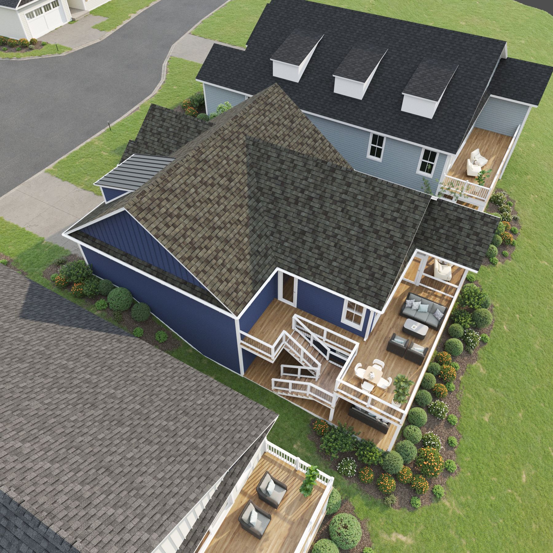 Backyard rendering
