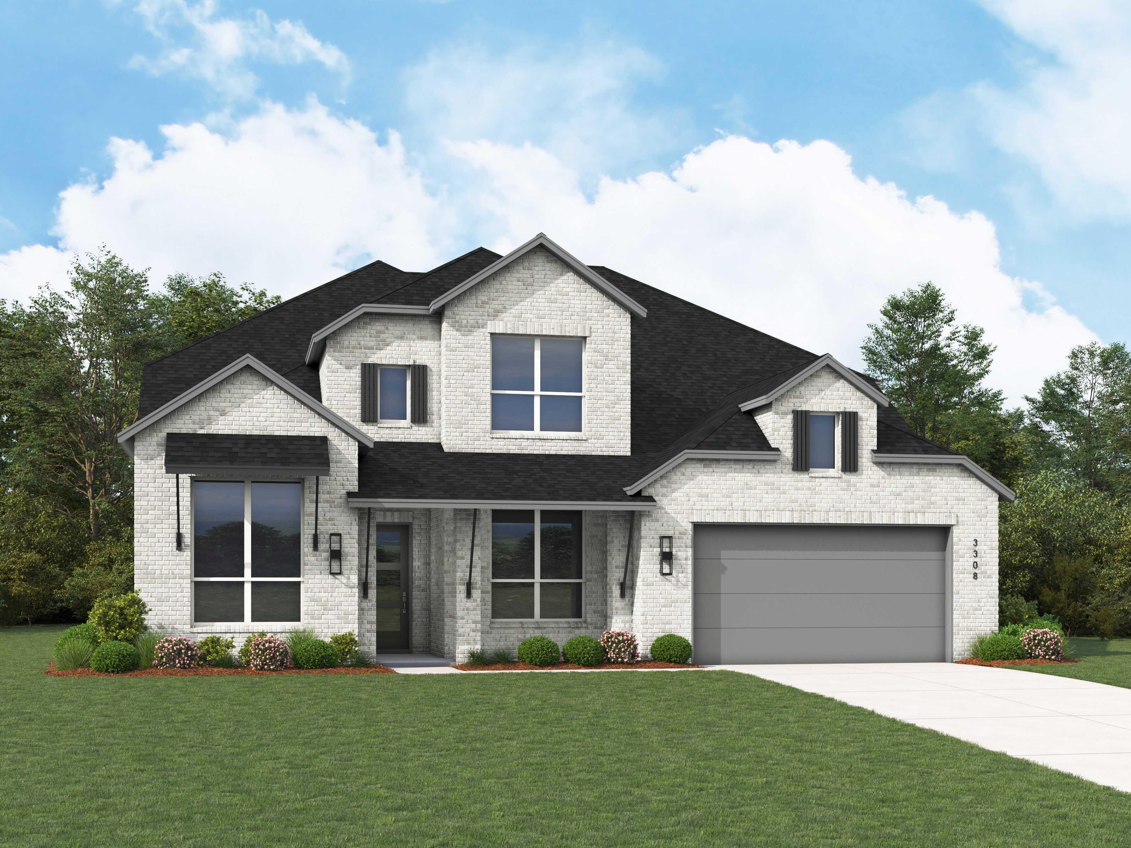 Plan Leyland - Alsatian Oaks: 60ft. lots: Castroville, Texas - Highland Homes