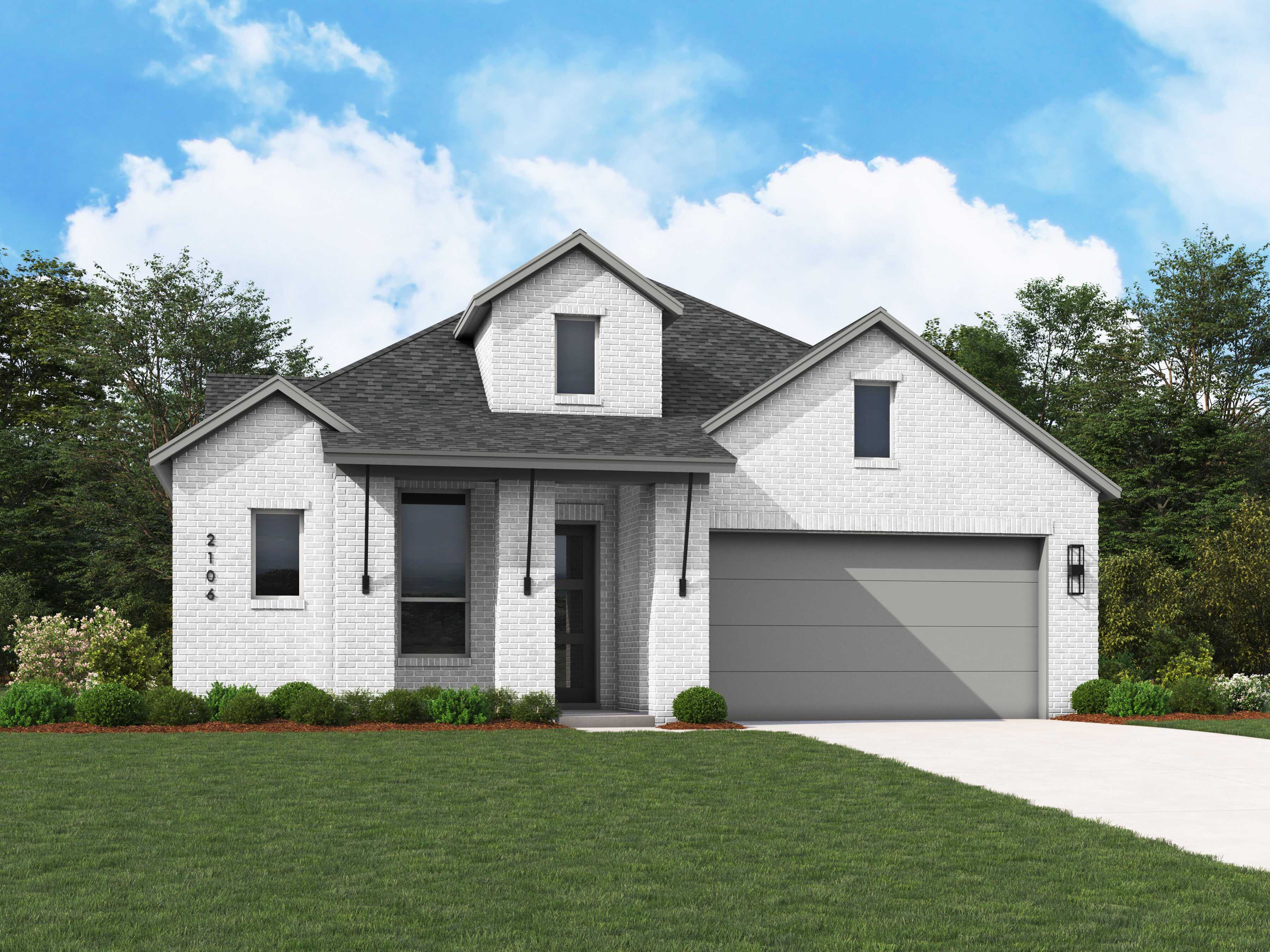 Plan Alton - Sandbrock Ranch: 50ft. lots: Aubrey, Texas - Highland Homes