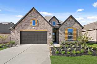 Plan Surrey - Grand Central Park: 55ft. lots: Conroe, Texas - Highland Homes