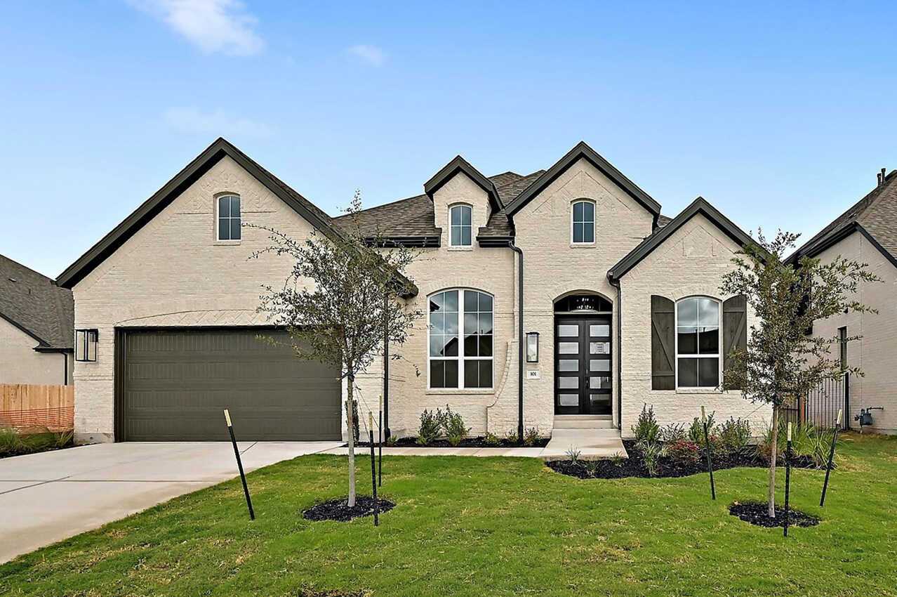 Plan 216 - Santa Rita Ranch: 60ft. lots: Liberty Hill, Texas - Highland Homes
