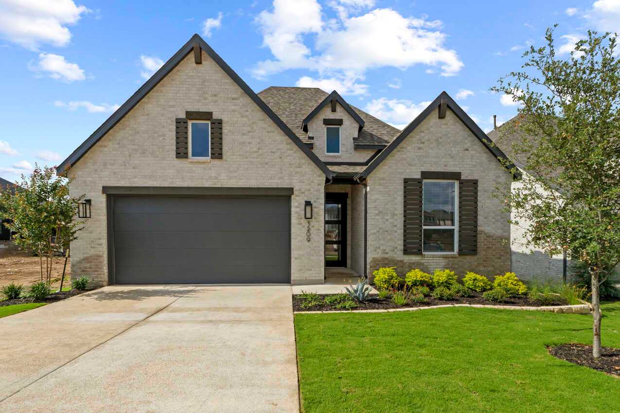 Plan Surrey - Wolf Ranch: 51ft. lots: Georgetown, Texas - Highland Homes