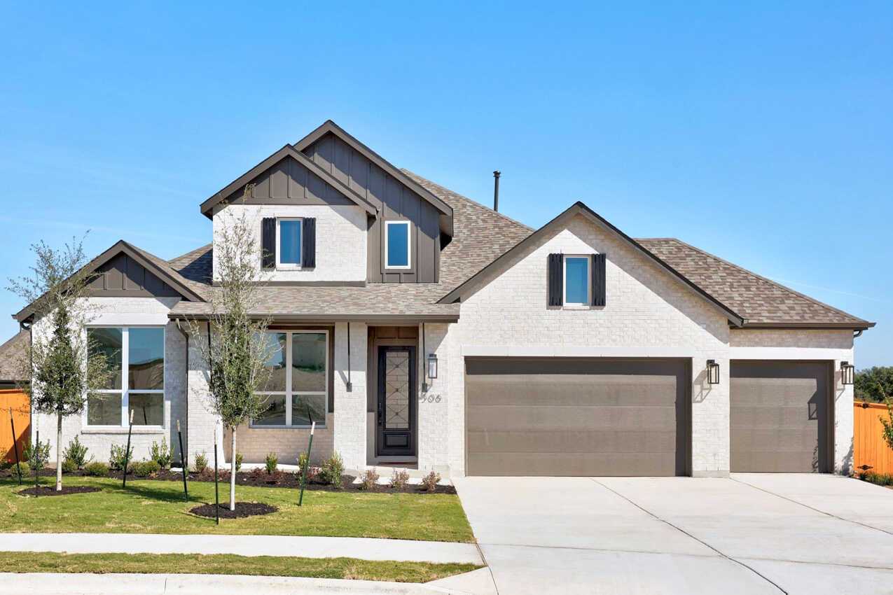 Plan Birchwood - Lariat: 70ft. lots: Liberty Hill, Texas - Highland Homes