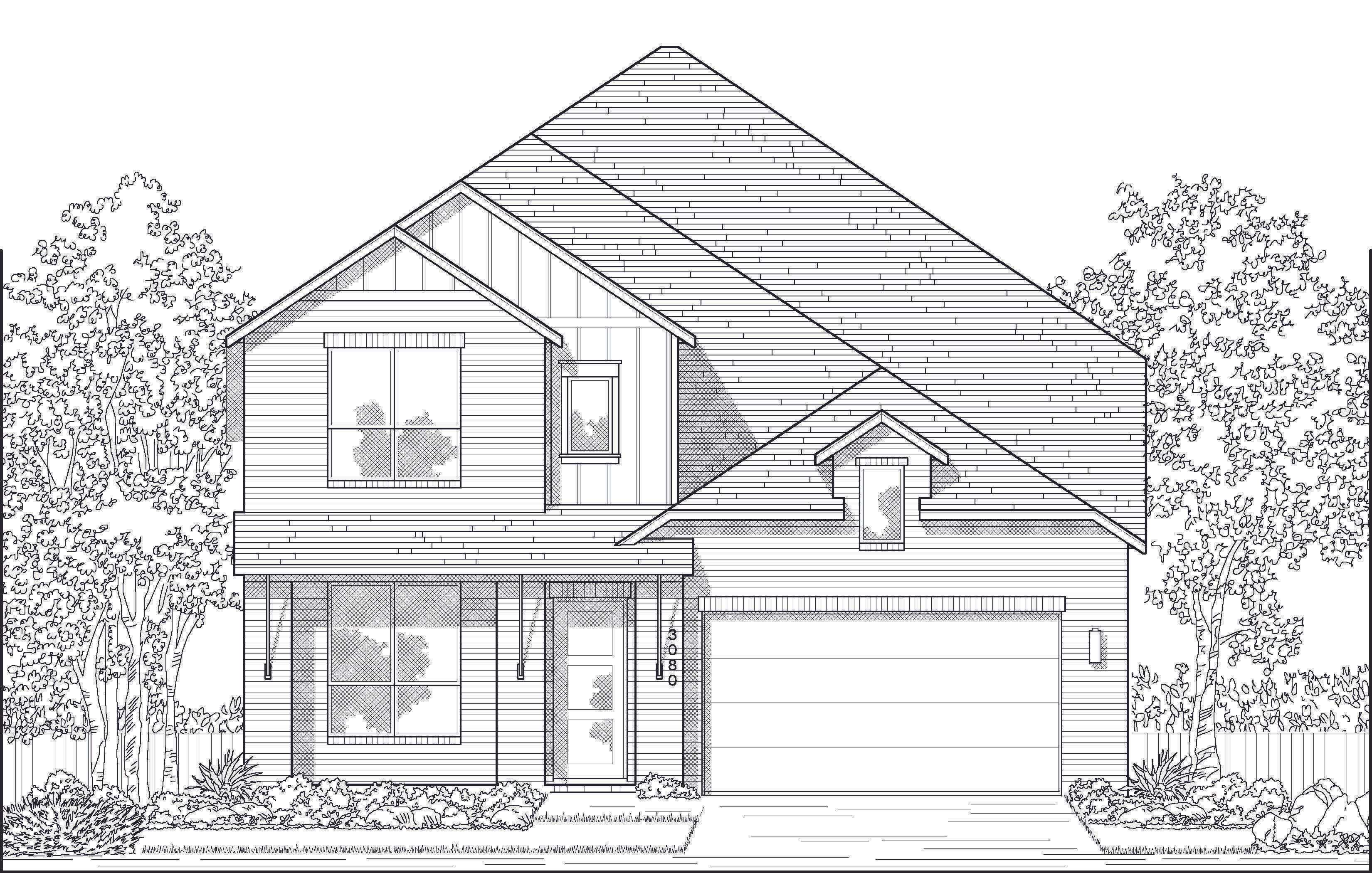 Plan Grafton - Landmark: Denton, Texas - Highland Homes