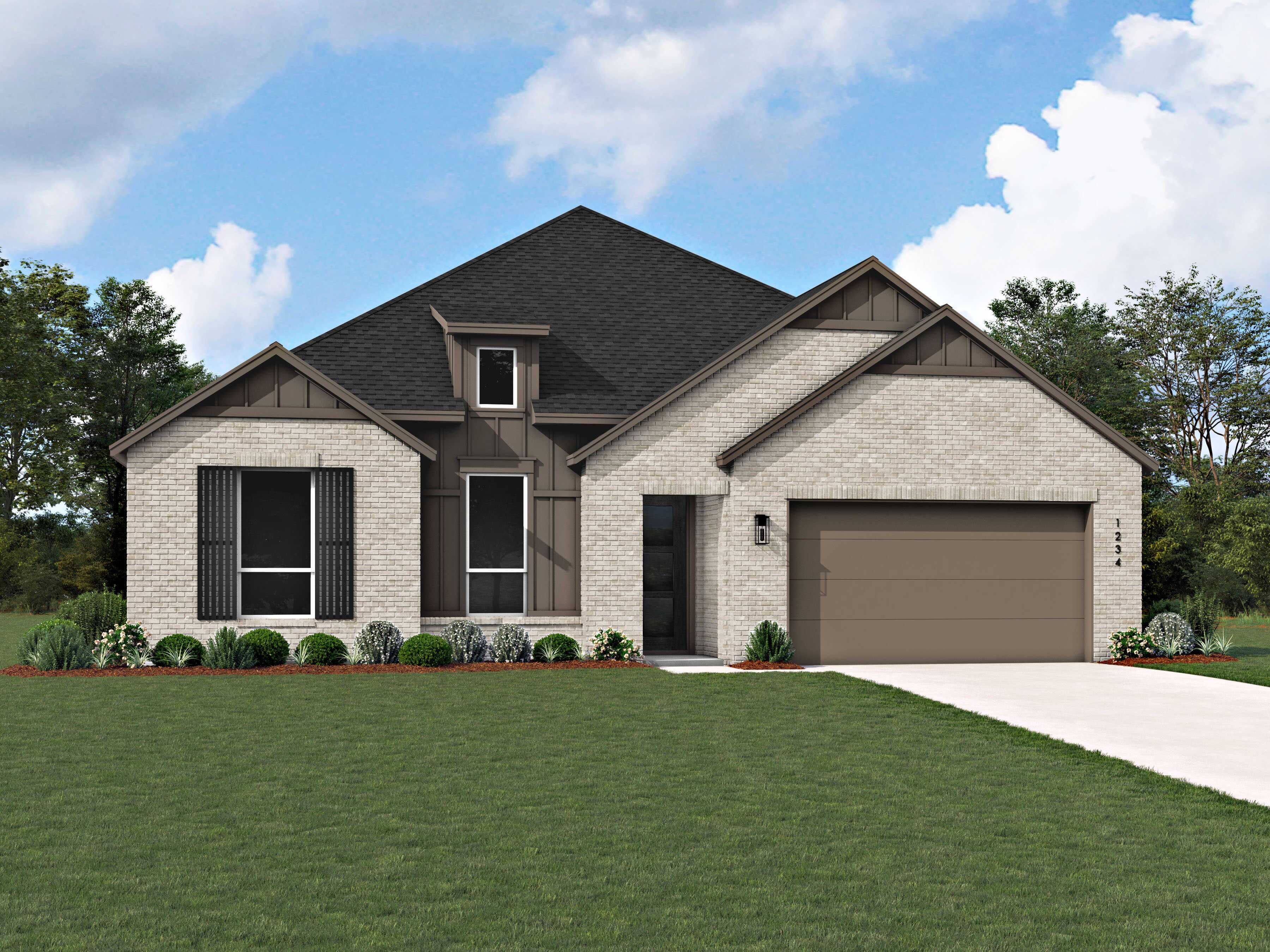 Plan Canterbury - Mont Blanc: Schertz, Texas - Highland Homes