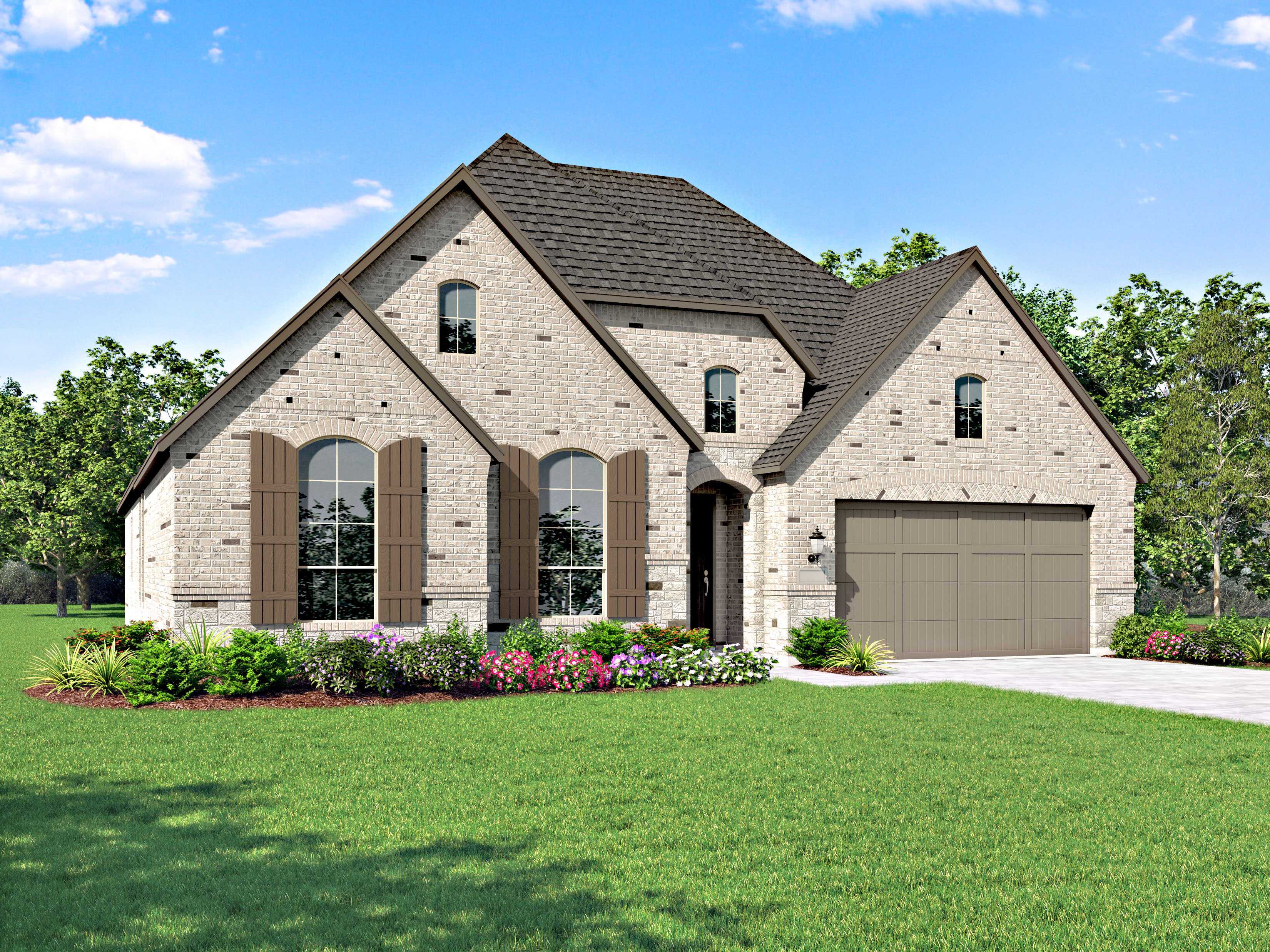 Plan Canterbury - Artavia: 60ft. lots: Conroe, Texas - Highland Homes