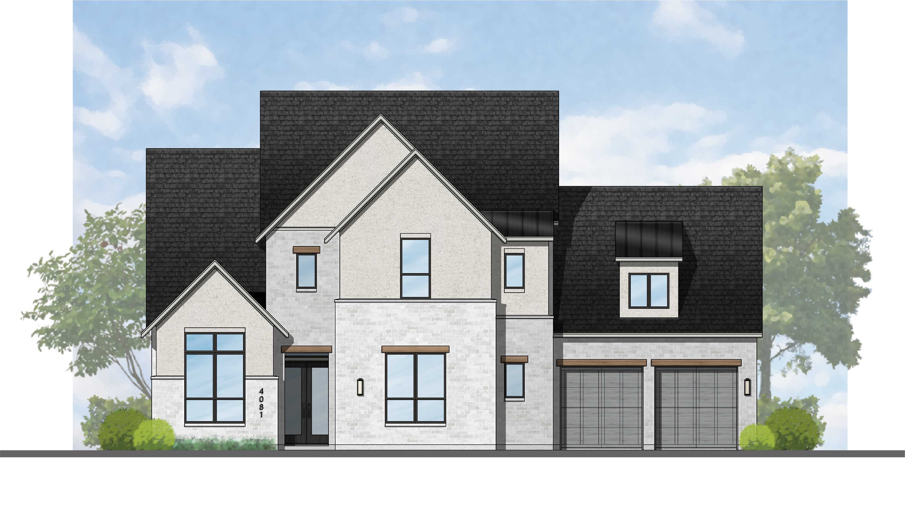 Plan 608 - The Grove Frisco: 74ft. lots: Frisco, Texas - Highland Homes